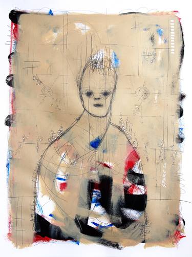 Print of Street Art Portrait Paintings by Sylvain Pare