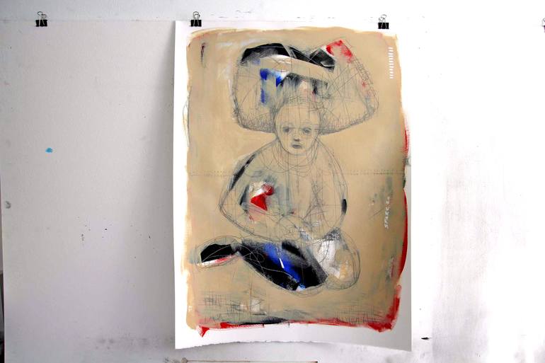 Original Figurative People Painting by Sylvain Pare