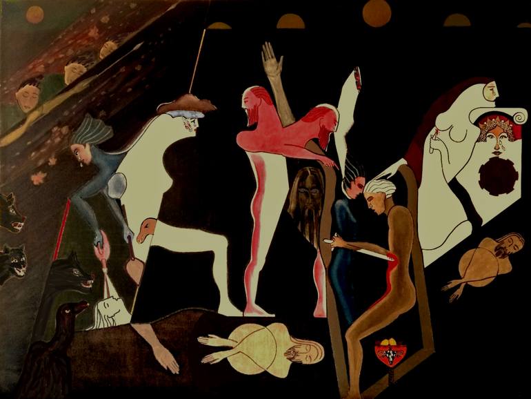 Original Conceptual Other Painting by Evgenios Annas Zarifis