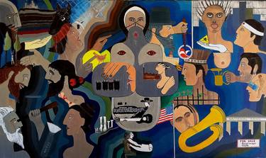 Print of Conceptual World Culture Paintings by EVGENIOS ANNAS ZARIFIS