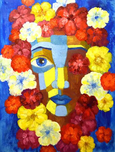 Print of Floral Paintings by Aina Kamalbekova