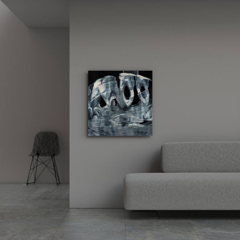 Original Conceptual Abstract Painting by Elitsa Baramó