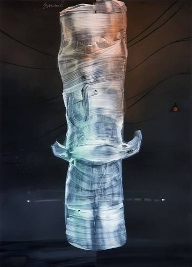 Original Conceptual Abstract Painting by Elitsa Baramó