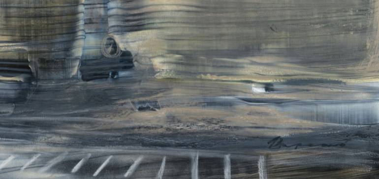 Original Abstract Landscape Painting by Elitsa Baramó