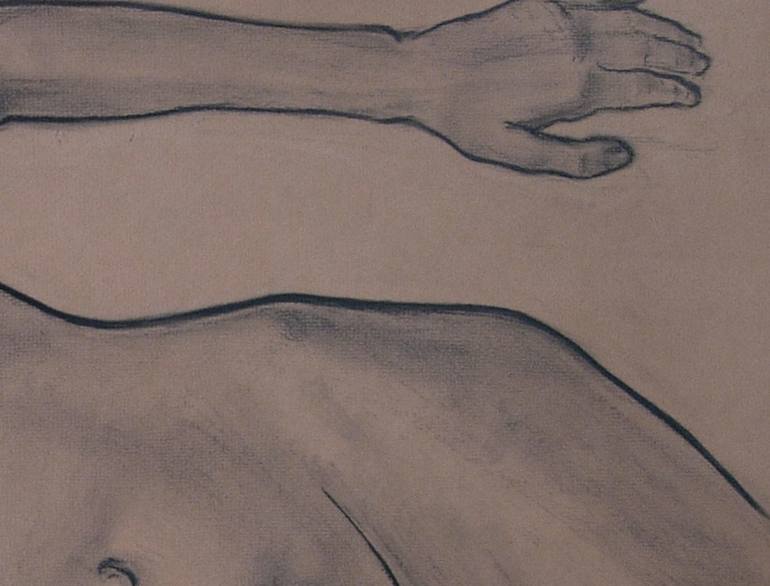 Original Nude Drawing by Margarita Felis