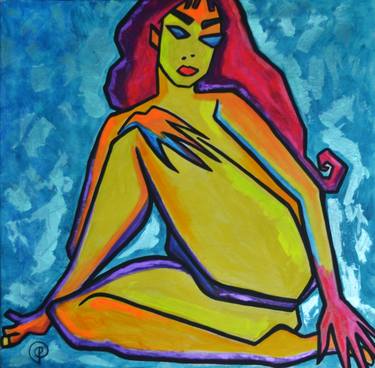 Original Cubism Erotic Paintings by Margarita Felis