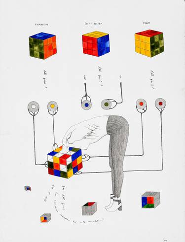 Print of Conceptual Humor Drawings by Sara Serpilli