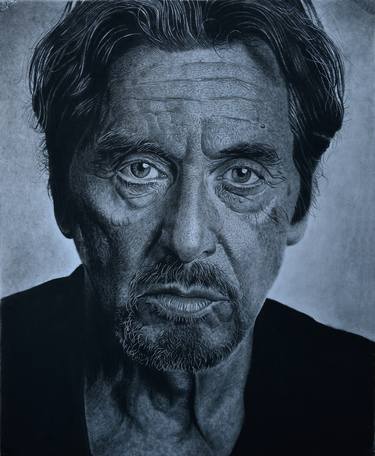 Print of Realism Portrait Drawings by Anar Guliev