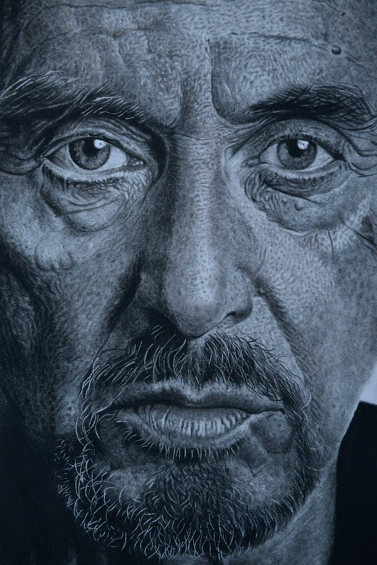 Original Realism Portrait Drawing by Anar Guliev