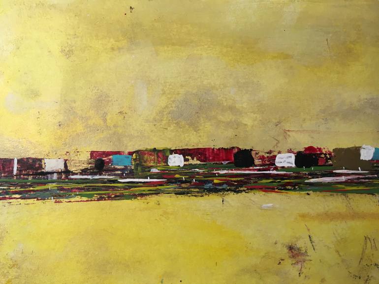 Original Abstract Landscape Painting by Ed  T Eberle