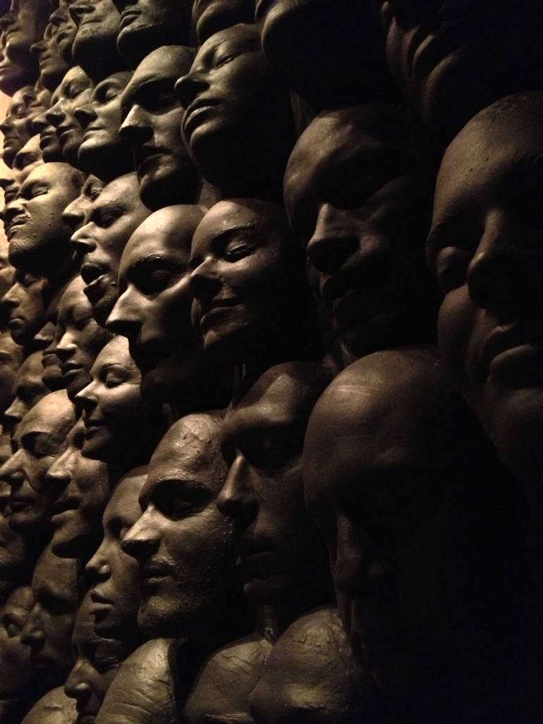 Original Figurative People Sculpture by Eric Johnson