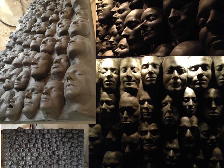 Original Figurative People Sculpture by Eric Johnson