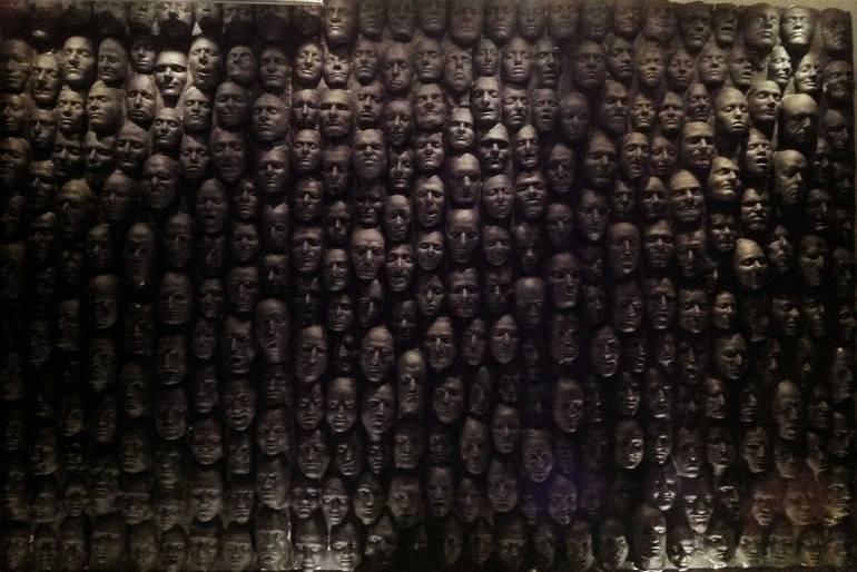 Original Figurative People Sculpture by Eric Johnson