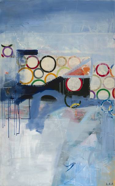 Original Abstract Expressionism Abstract Paintings by Lea Ellermeier