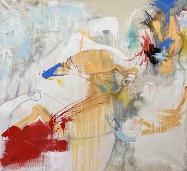 Original Abstract Expressionism Abstract Paintings by Nate Finch