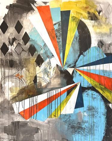 Original Abstract Paintings by John Hudson