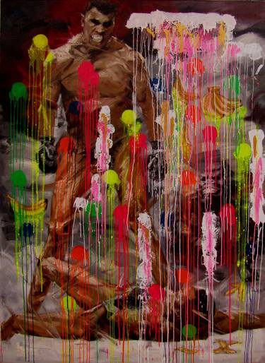 Original Abstract Expressionism Body Paintings by Zhan Yang