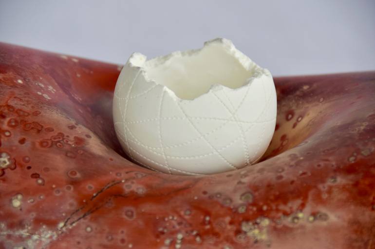 Original Abstract Expressionism Nature Sculpture by Shweta Mansingka