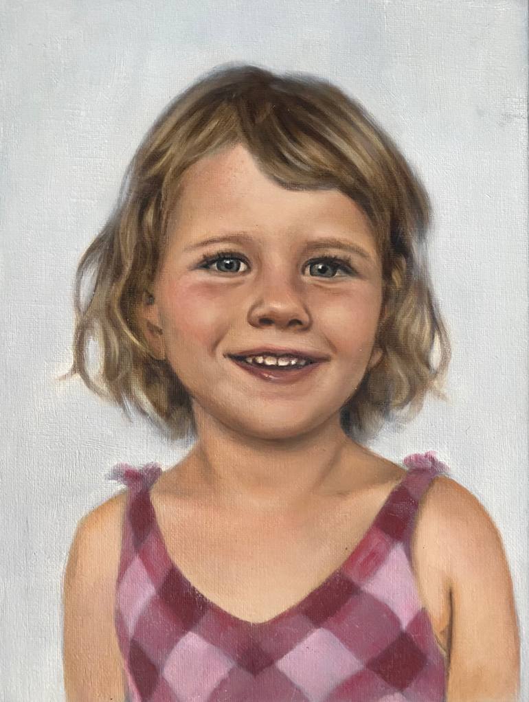 Original Realism People Painting by Emily Holman Morris