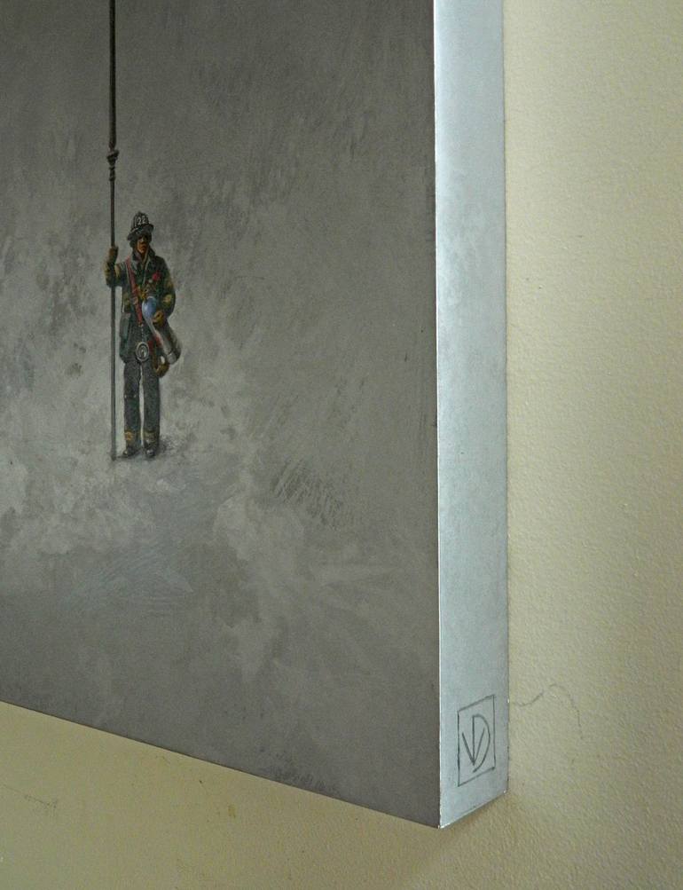 Original Figurative Cities Painting by Vladimir Davidenko