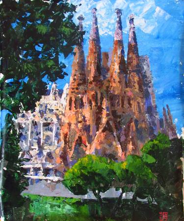 Print of Figurative Architecture Paintings by Kate Borcov