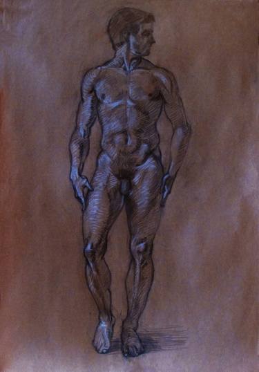Print of Figurative Men Drawings by Kate Borcov