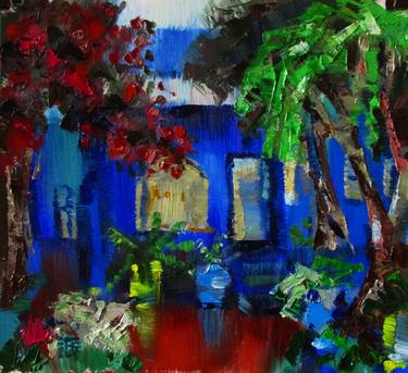 Print of Figurative Garden Paintings by Kate Borcov