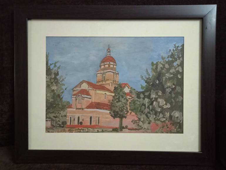 Original Impressionism Outer Space Painting by Jatin Chatterjee