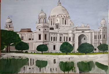 Print of Impressionism Architecture Paintings by Jatin Chatterjee