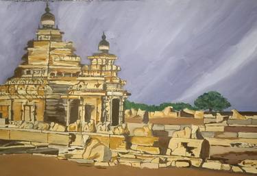 Original Fine Art Architecture Paintings by Jatin Chatterjee