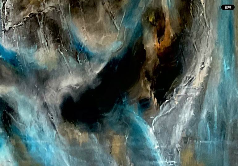 Original Abstract Expressionism Abstract Painting by Connie Song
