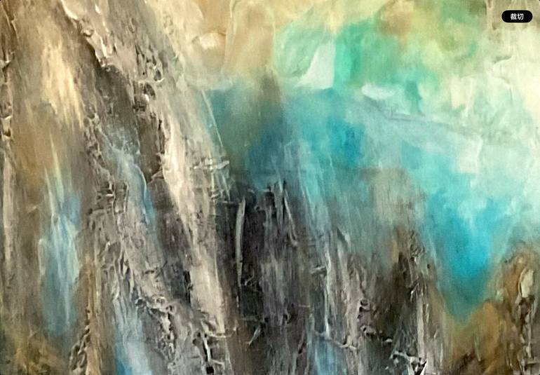 Original Abstract Expressionism Abstract Painting by Connie Song