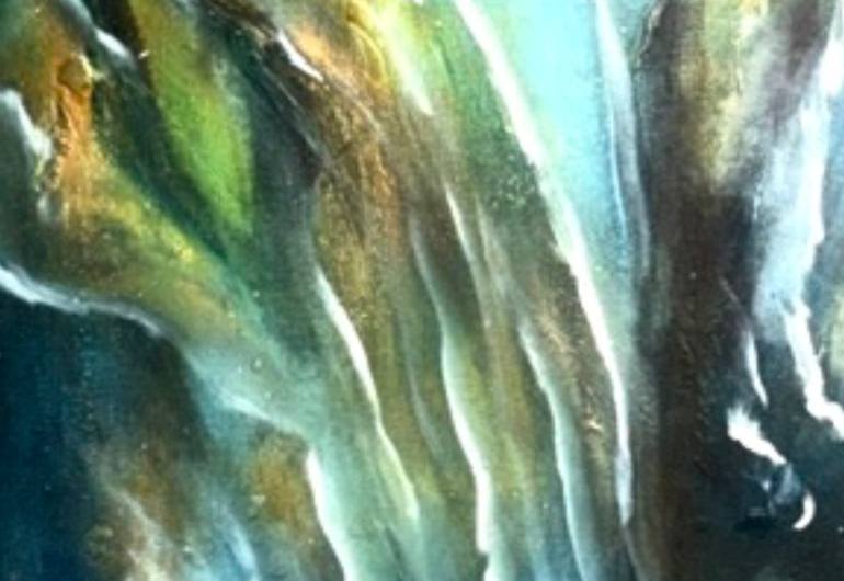 Original Abstract Expressionism Abstract Painting by Connie Song