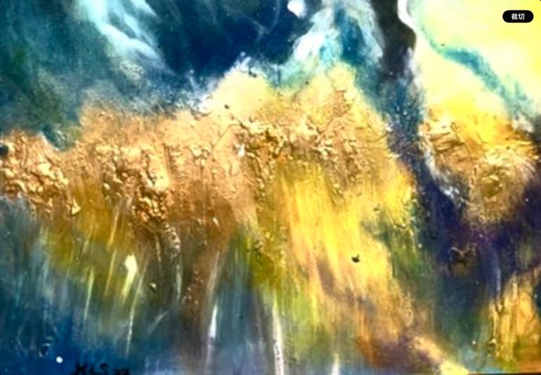 Original Abstract Expressionism Abstract Painting by Connie Song
