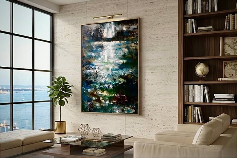 Original Abstract Expressionism Abstract Painting by Connie Song