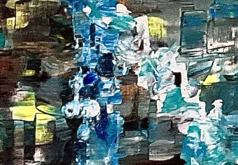 Original Abstract Expressionism Abstract Painting by Connie Song