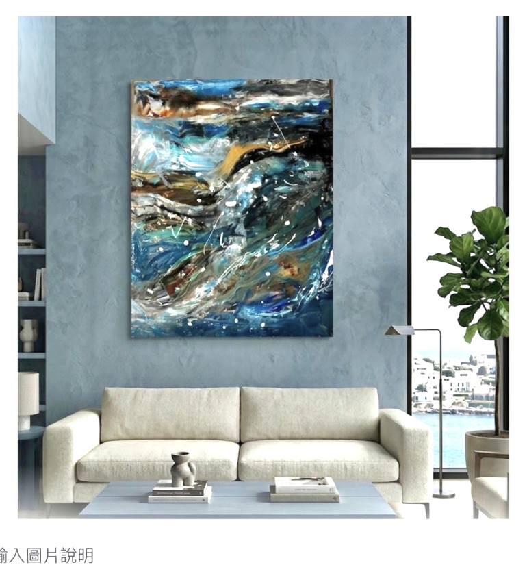 Original Conceptual Abstract Painting by Connie Song