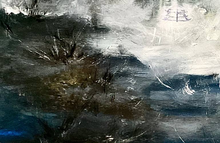 Original Abstract Expressionism Abstract Painting by Connie Song