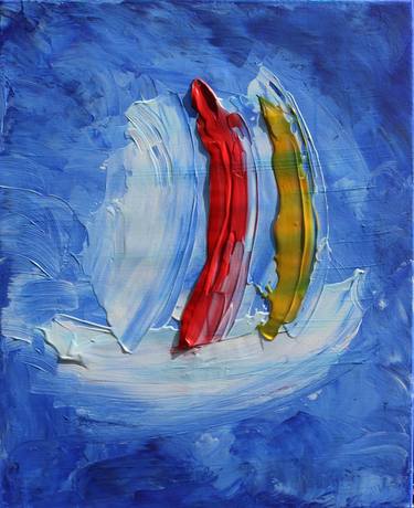 Print of Abstract Boat Paintings by David Rogers