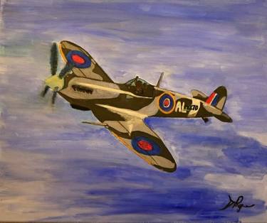 Super marine Spitfire Fighter Aircraft thumb