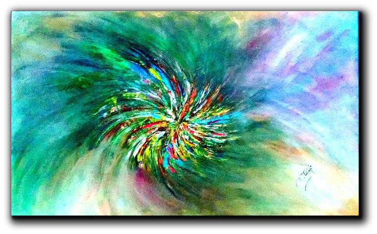 Original Expressionism Abstract Painting by Syeda Ishrat