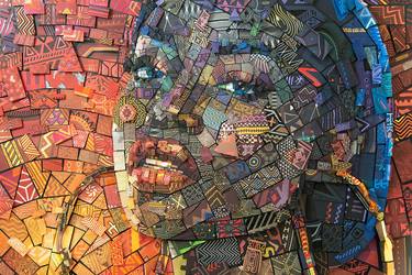 Original Contemporary Portrait Mixed Media by Charis Tsevis