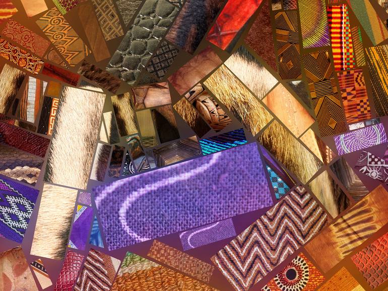 Original Cubism People Mixed Media by Charis Tsevis