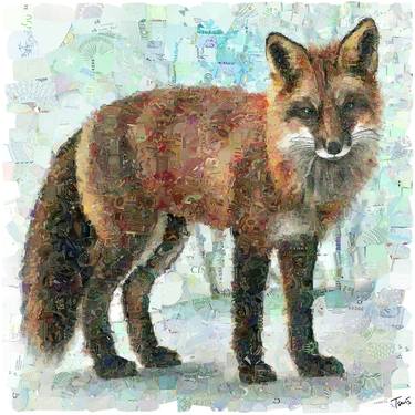 Original Illustration Animal Mixed Media by Charis Tsevis