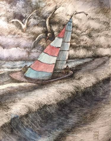 Sailing Stormy Sea thumb
