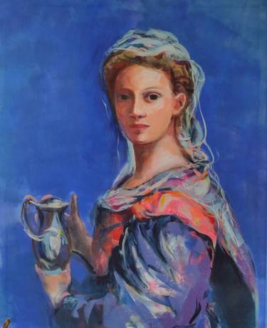 Original Portrait Paintings by marina del pozo