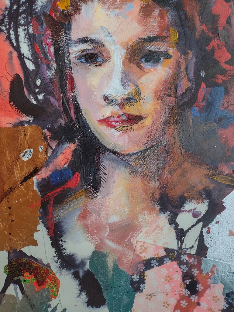 Original Figurative Women Painting by Marina Del Pozo