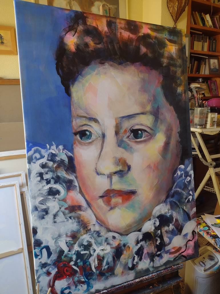 Original Other People Painting by Marina Del Pozo