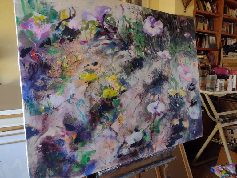 Original Figurative Floral Painting by Marina Del Pozo