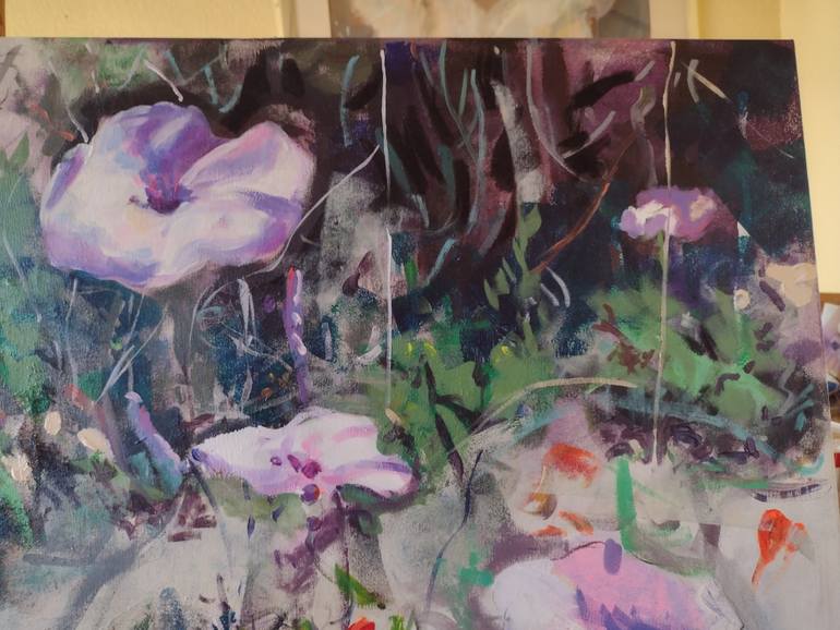 Original Figurative Floral Painting by Marina Del Pozo